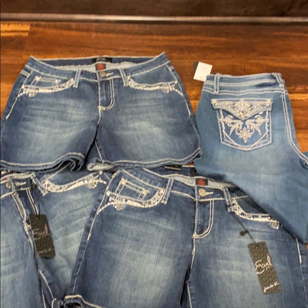 NWT EARL JEAN SHORTS AND CAPRIS